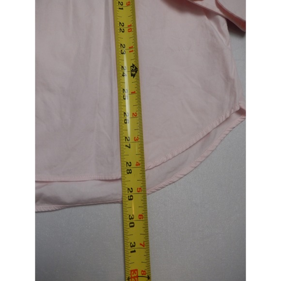 Rothmans New York Mens Pink Long Sleeve Button Down Dress Shirt Classic Fit - Picture 8 of 9